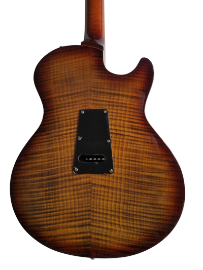 Custom Monarch Schon Thinline Hollowbody McCarty Burst Finish Left Handed Guitar - Image 13
