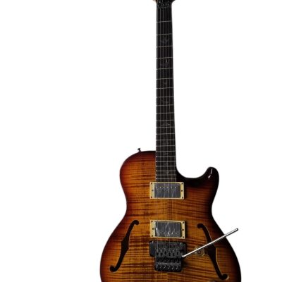 Custom Monarch Schon Thinline Hollowbody McCarty Burst Finish Guitar - Image 2