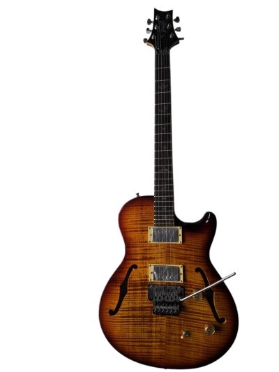 Custom Monarch Schon Thinline Hollowbody McCarty Burst Finish Guitar - Image 2