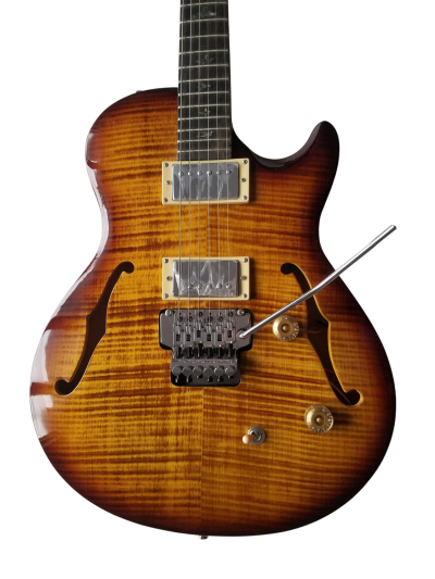 Custom Monarch Schon Thinline Hollowbody McCarty Burst Finish Guitar