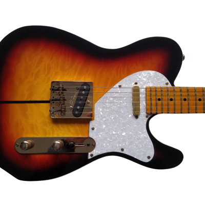 Custom Regent Haggard Merle Tuff Dog Black Burst Sunburst Guitar - Image 10