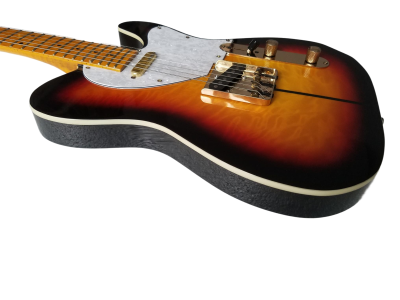 Custom Regent Haggard Merle Tuff Dog Black Burst Sunburst Guitar - Image 2