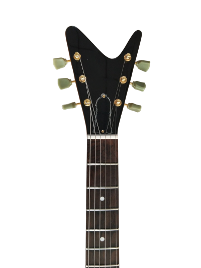 Custom Crown Korina Explorer Natural Finish Split Type Headstock Guitar - Image 3