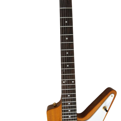 Custom Crown Korina Explorer Natural Finish Split Type Headstock Guitar - Image 9