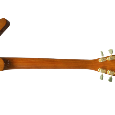 Custom Crown Korina Explorer Natural Finish Split Type Headstock Guitar - Image 5