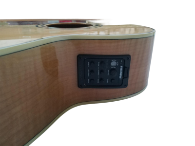 Custom Crown SJ200 Elvis Natural Studio Acoustic Electric Guitar - Image 5
