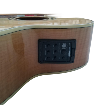 Custom Crown SJ200 Elvis Natural Studio Acoustic Electric Guitar - Image 5
