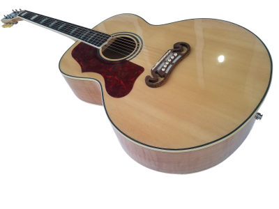 Custom Crown SJ200 Elvis Natural Studio Acoustic Electric Guitar - Image 7