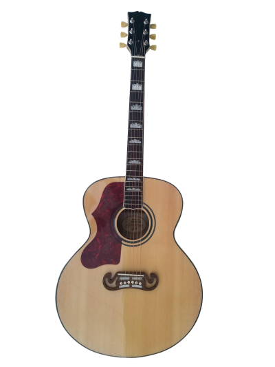 Custom Crown SJ200 Elvis Natural Studio Acoustic Electric Guitar - Image 10