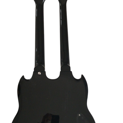 Custom Crown Double Neck SG Pete Townshend Black Double Neck 12 and 6 String EDS1275 Guitar - Image 6