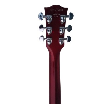Custom Crown Angus Cherry Red Lommi SG Cross Inlays Guitar - Image 2