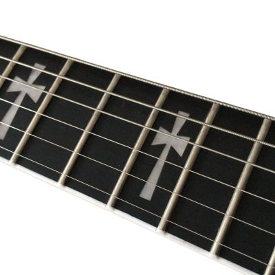 Custom Crown Angus Cherry Red Lommi SG Cross Inlays Guitar - Image 15