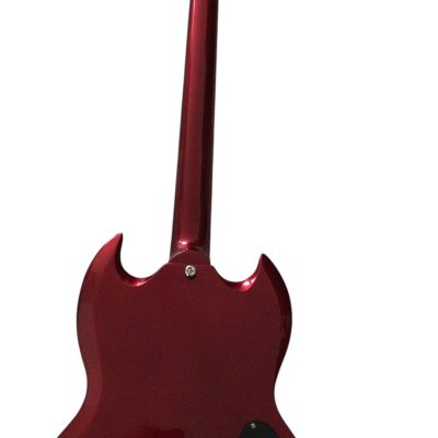 Custom Crown Angus Cherry Red Lommi SG Cross Inlays Guitar - Image 16