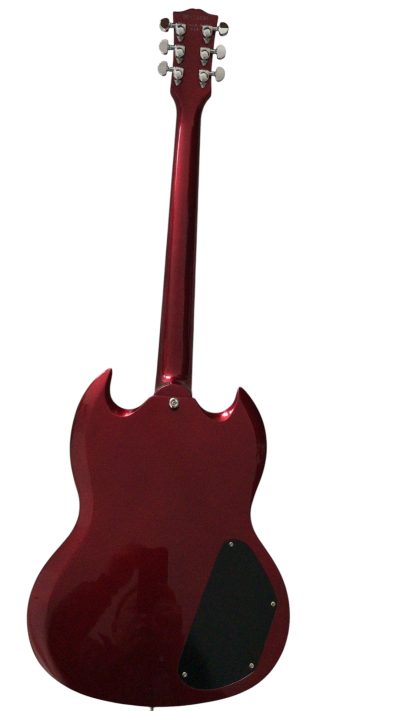 Custom Crown Angus Cherry Red Lommi SG Cross Inlays Guitar - Image 16
