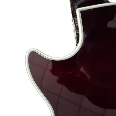 Custom Crown Tobacco Sunburst Flame Maple Top Electric Guitar Dual Humbucker Pickups - Image 12