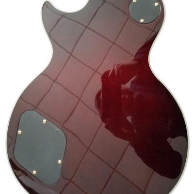 Custom Crown Tobacco Sunburst Flame Maple Top Electric Guitar Dual Humbucker Pickups - Image 2