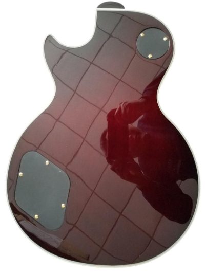 Custom Crown Tobacco Sunburst Flame Maple Top Electric Guitar Dual Humbucker Pickups - Image 2