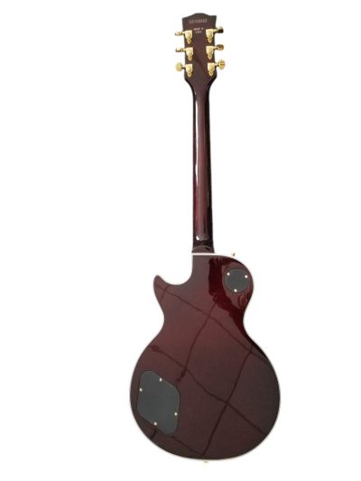 Custom Crown Tobacco Sunburst Flame Maple Top Electric Guitar Dual Humbucker Pickups - Image 11