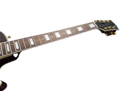 Custom Crown Tobacco Sunburst Flame Maple Top Electric Guitar Dual Humbucker Pickups - Image 4