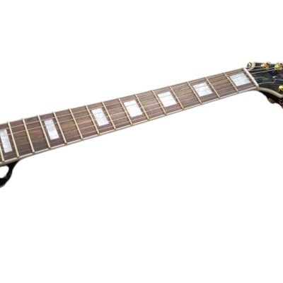 Custom Crown Tobacco Sunburst Flame Maple Top Electric Guitar Dual Humbucker Pickups - Image 4