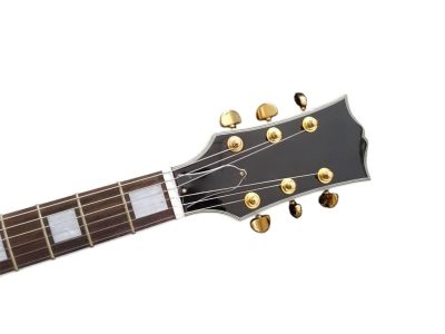 Custom Crown Tobacco Sunburst Flame Maple Top Electric Guitar Dual Humbucker Pickups - Image 5