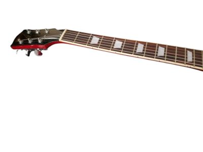 Custom Crown Eric Lucy Red Flame Maple Top Chrome Hardware Electric Guitar - Image 7