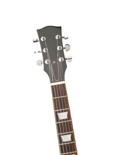 Custom Crown Eric Lucy Red Flame Maple Top Chrome Hardware Electric Guitar - Image 5