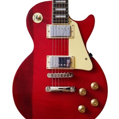 Custom Crown Eric Lucy Red Flame Maple Top Chrome Hardware Electric Guitar