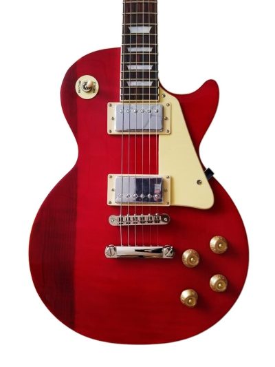 Custom Crown Eric Lucy Red Flame Maple Top Chrome Hardware Electric Guitar