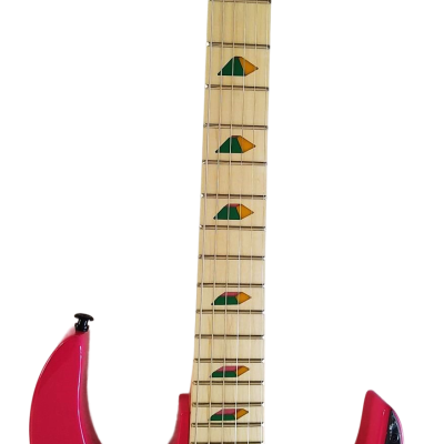 Custom Axis SVAI Shocking Pink Jem Tremolo Electric Guitar - Image 12