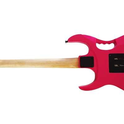 Custom Axis SVAI Shocking Pink Jem Tremolo Electric Guitar - Image 5