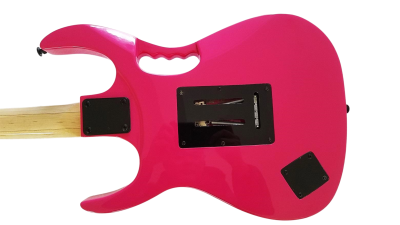 Custom Axis SVAI Shocking Pink Jem Tremolo Electric Guitar - Image 10