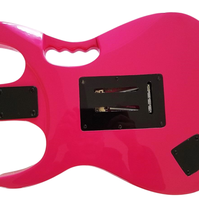 Custom Axis SVAI Shocking Pink Jem Tremolo Electric Guitar - Image 10