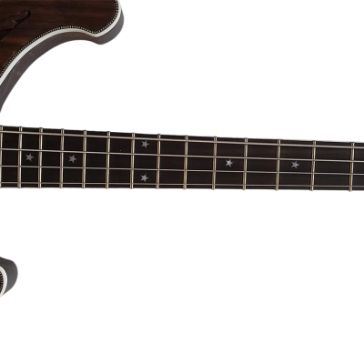 Custom Nova Lemmy Kilmister 4004 Walnut Wood Body Carved With Oak Leaves Bass - Image 10