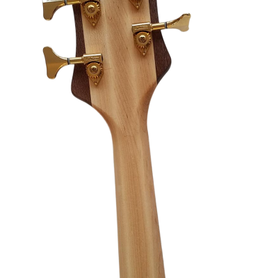 Custom Nova Lemmy Kilmister 4004 Walnut Wood Body Carved With Oak Leaves Bass - Image 11