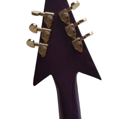 Custom Ember Prince Love Symbol Gloss Purple Guitar - Image 3