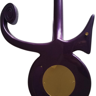 Custom Ember Prince Love Symbol Gloss Purple Guitar - Image 4
