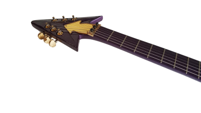 Custom Ember Prince Love Symbol Gloss Purple Guitar - Image 7