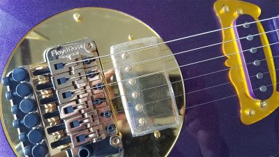 Custom Ember Prince Love Symbol Gloss Purple Guitar - Image 10