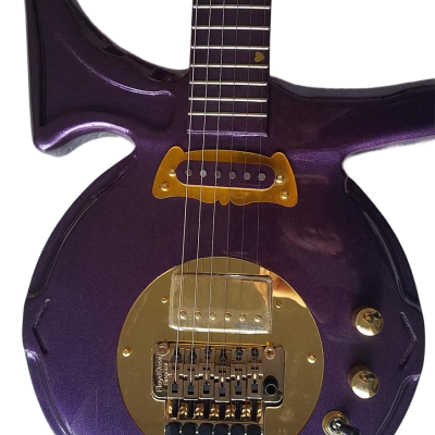 Custom Ember Prince Love Symbol Gloss Purple Guitar