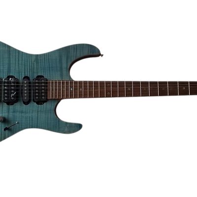 Custom Magnitude J Aqua Flame Top Electric Guitar - Image 10