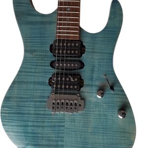 Custom Magnitude J Aqua Flame Top Electric Guitar