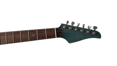 Custom Magnitude J Aqua Flame Top Electric Guitar - Image 9