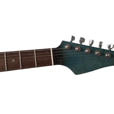 Custom Magnitude J Aqua Flame Top Electric Guitar - Image 9