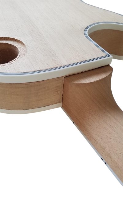 Custom Crown DIY Unfinished Guitar Kit 3 Pickups - Image 3