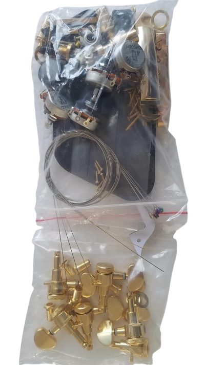 Custom Crown DIY Unfinished Guitar Kit 3 Pickups - Image 9