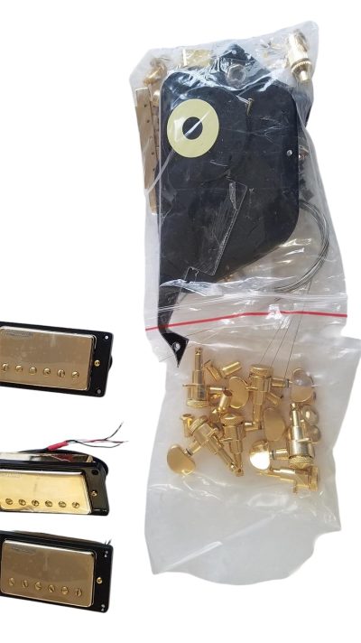 Custom Crown DIY Unfinished Guitar Kit 3 Pickups - Image 10