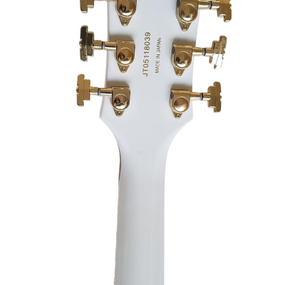 Custom Sovereign G6136T Hollow Body Single Cut Model Snowcrest White Falcon Guitar - Image 2