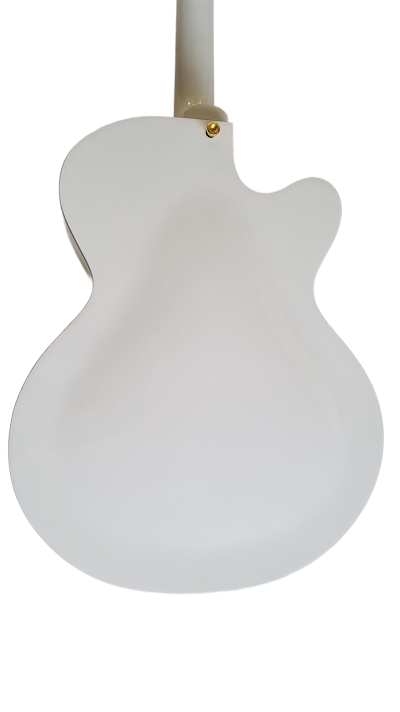 Custom Sovereign G6136T Hollow Body Single Cut Model Snowcrest White Falcon Guitar - Image 4