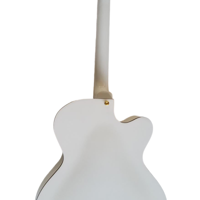 Custom Sovereign G6136T Hollow Body Single Cut Model Snowcrest White Falcon Guitar - Image 5